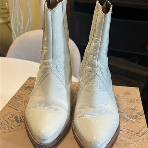FP Movement by Free People Cream Ankle Boots
